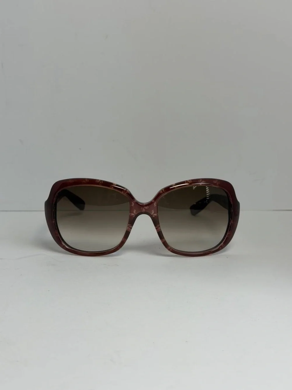 Bottega Veneta BV156/S UVD 02 Butterfly Print Brown Gradient Sunglasses